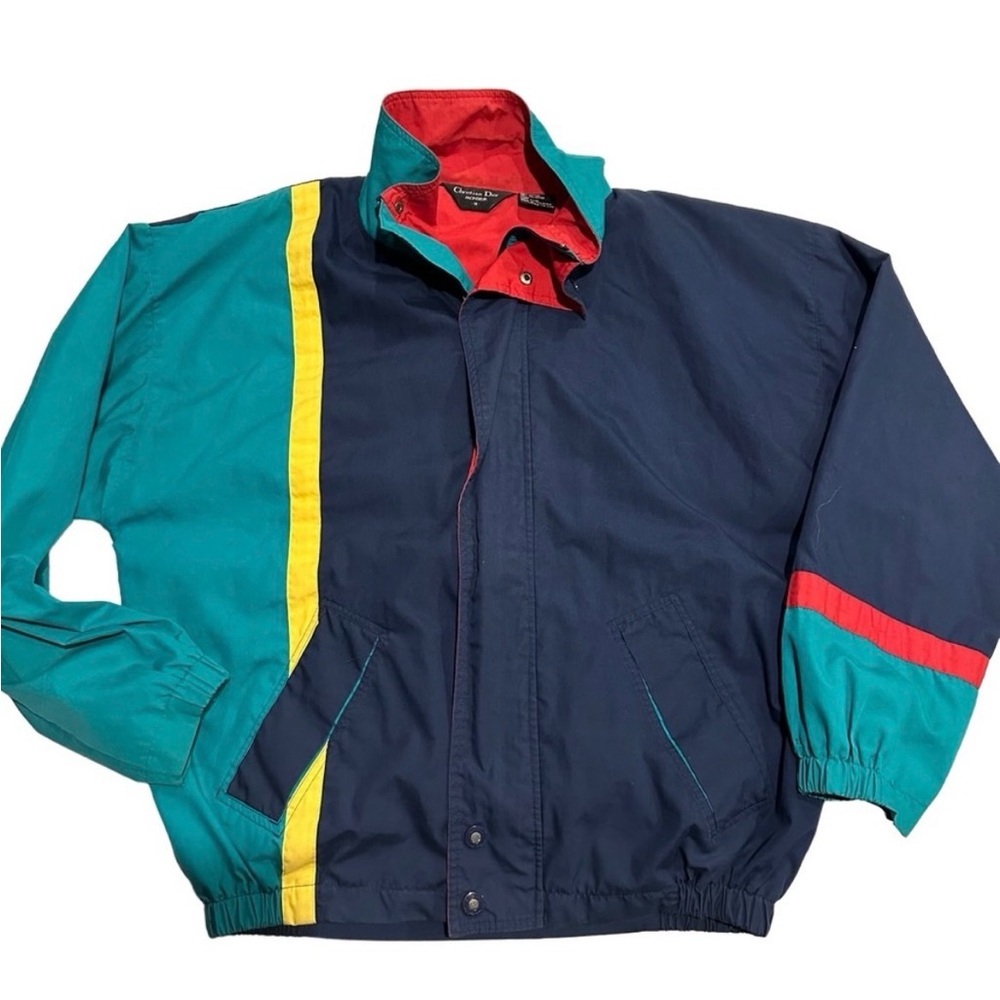 Christian Dior Men's Multicolor Windbreaker Jacket large
